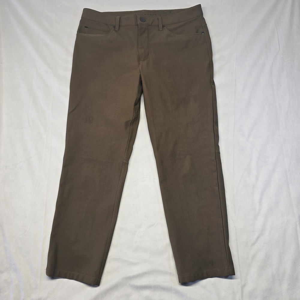 7 diamonds infinity pants Men (Actual Size 32x27) Brown‎